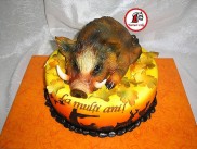 tort mistret vanatoare_cake wild hog hunting 1